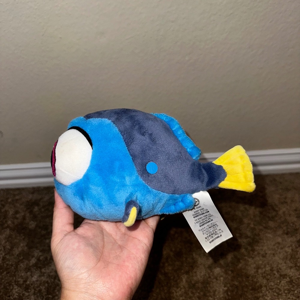 Disney Store‎ Finding Dory Baby Dory Small Plush Blue Tang Fish Stuffed Toy - Picture 2 of 6